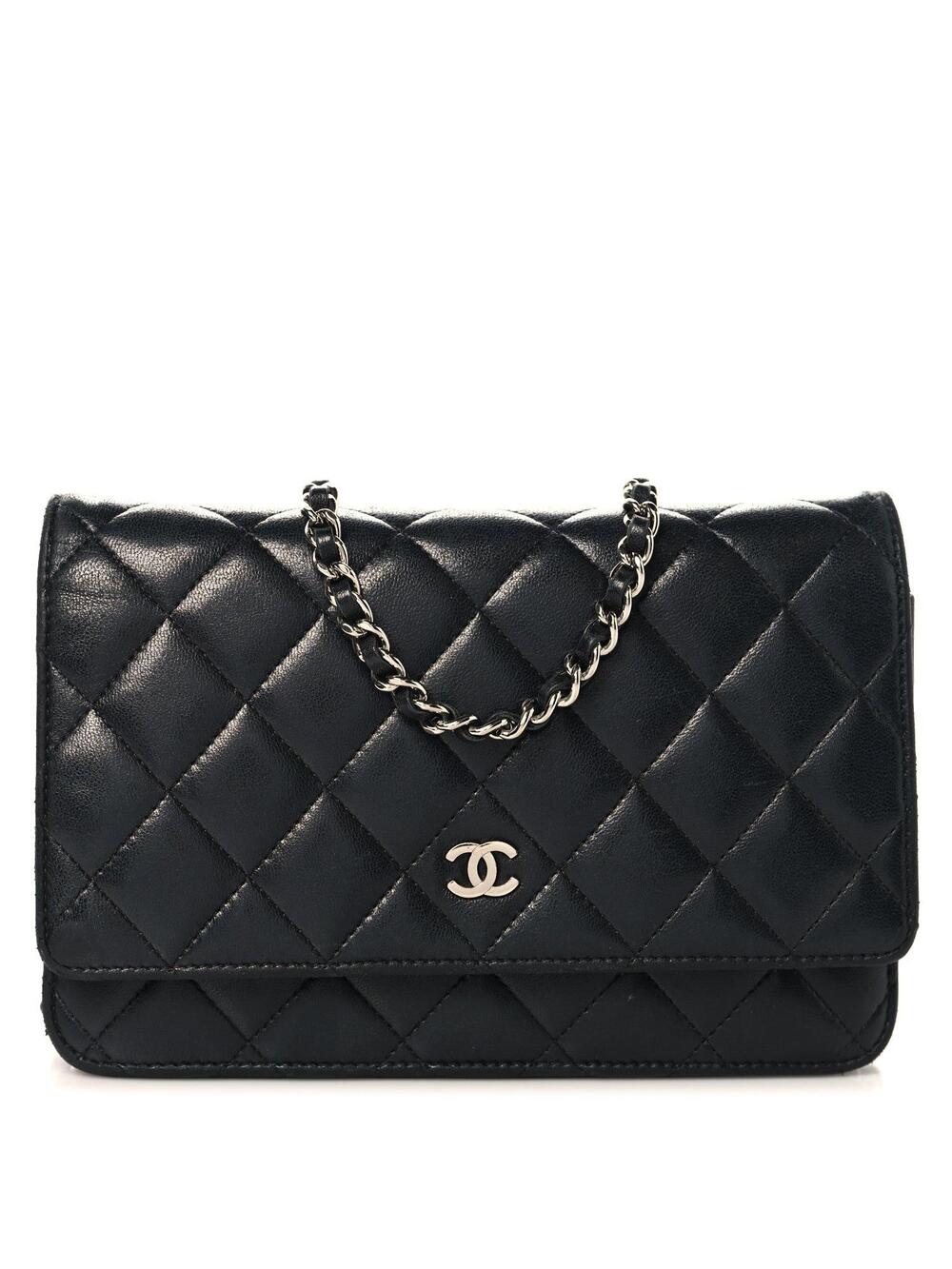 Chanel Lambskin Quilted Wallet On Chain #367051C18B